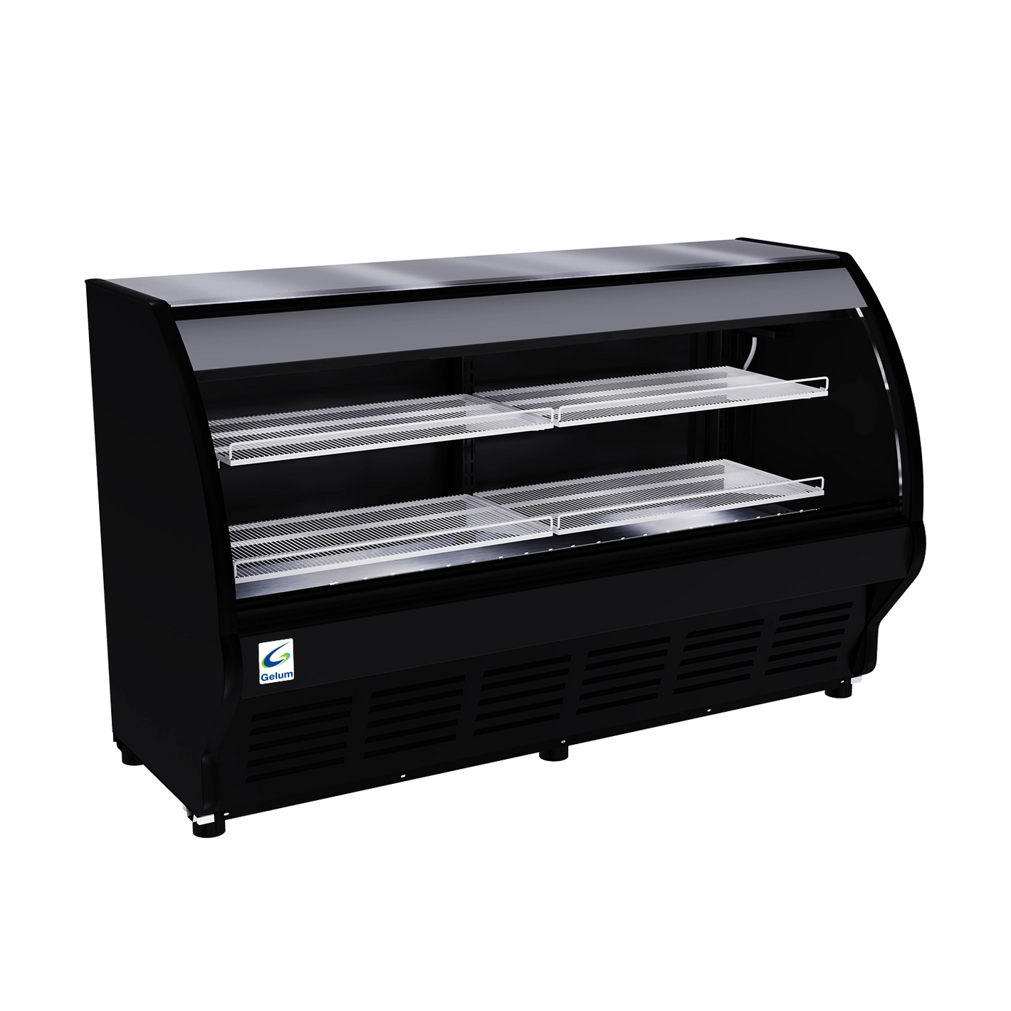 VITRINA CREMERA DE PISO CURVA GELUM | VCM-200-G |  30.88 ft³