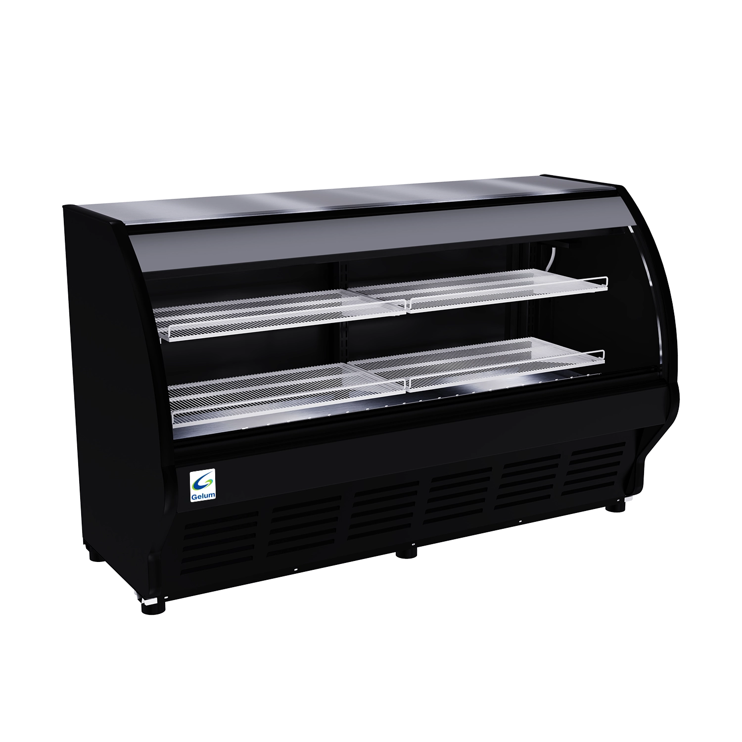 VITRINA CREMERA DE PISO CURVA GELUM | VCM-200-G |  30.88 ft³