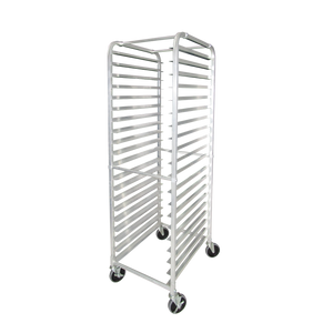 ESPIGUERO / RACK DE ALUMINIO DIAMANTTI | ESP-20 ALU |  20 charolas