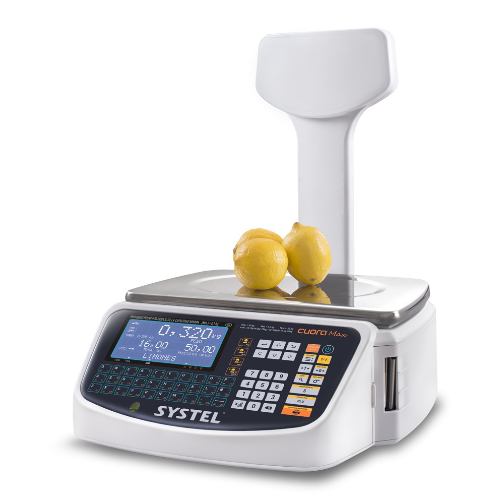 Tradineur - Báscula digital para cocina - Escala de frutas - Funciones  Múltiples - Operaciones Cero, Tara - 40 kg Peso Max - 11